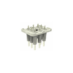 Adaptateur pcb, Raccordement à souder, 16A, Polycarbonate